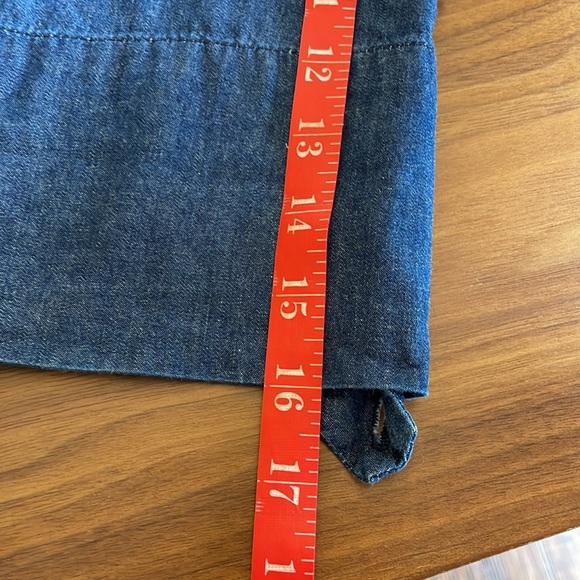 CASEY GRAY denim dress, size medium. 3/4 sleeves can be rolled up. 😍 - Picture 12 of 16